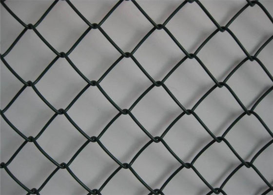 O PVC preto revestiu Diamond Chain Link Fence