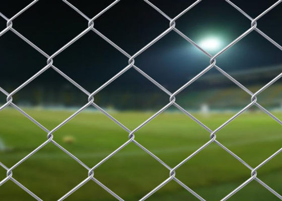 O Pvc revestido de Mesh Fencing 60*60mm do ciclone do zinco revestiu Diamond Mesh