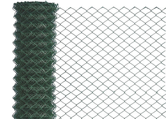 Liga de alumínio Diamond Chain Link Fence Roll do zinco 50x50mm 4ft