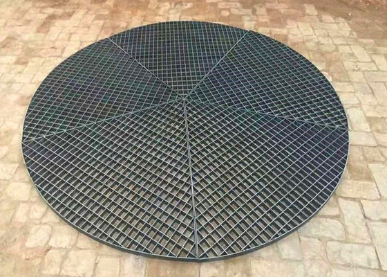 Tampa de câmara de visita exterior do metal que raspa a grelha galvanizada circular de 25*3mm