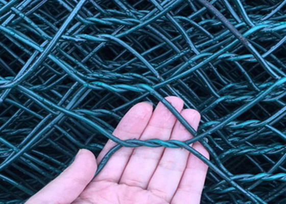 Anti tecelagem corrosiva de Mesh Panels Hexagonal Double Twisted do fio de Gabion