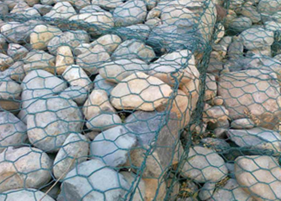 Anti tecelagem corrosiva de Mesh Panels Hexagonal Double Twisted do fio de Gabion