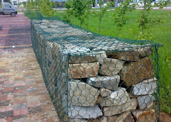Anti tecelagem corrosiva de Mesh Panels Hexagonal Double Twisted do fio de Gabion