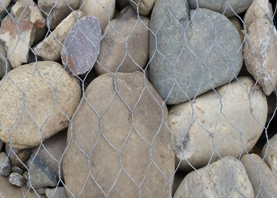 O PVC galvanizado do mergulho quente revestiu o fio Mesh For Rock Walls de Gabion