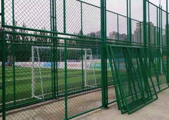 Quente mergulhado galvanizou 8FT Diamond Chain Link Fence Environmental amigável
