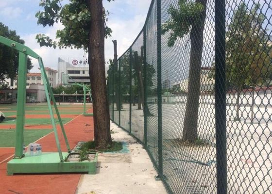 Quente mergulhado galvanizou 8FT Diamond Chain Link Fence Environmental amigável