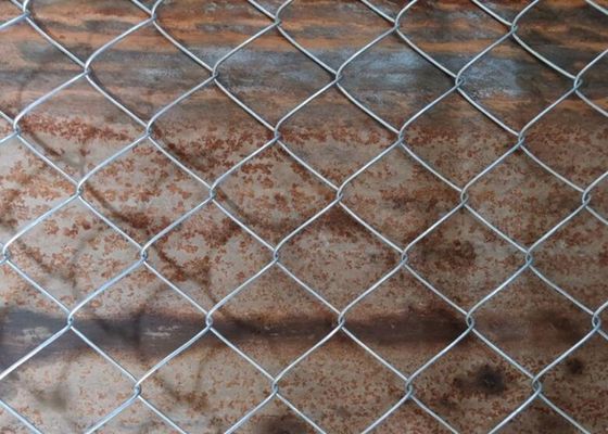 o Pvc de 3.0mm revestiu a borda galvanizada de With Knuckle Twist da cerca do elo de corrente